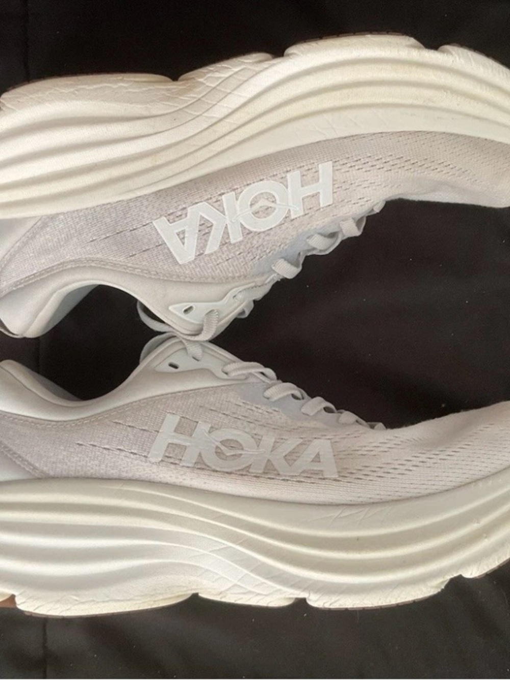 Hoka Women's White Athletic Running Shoes